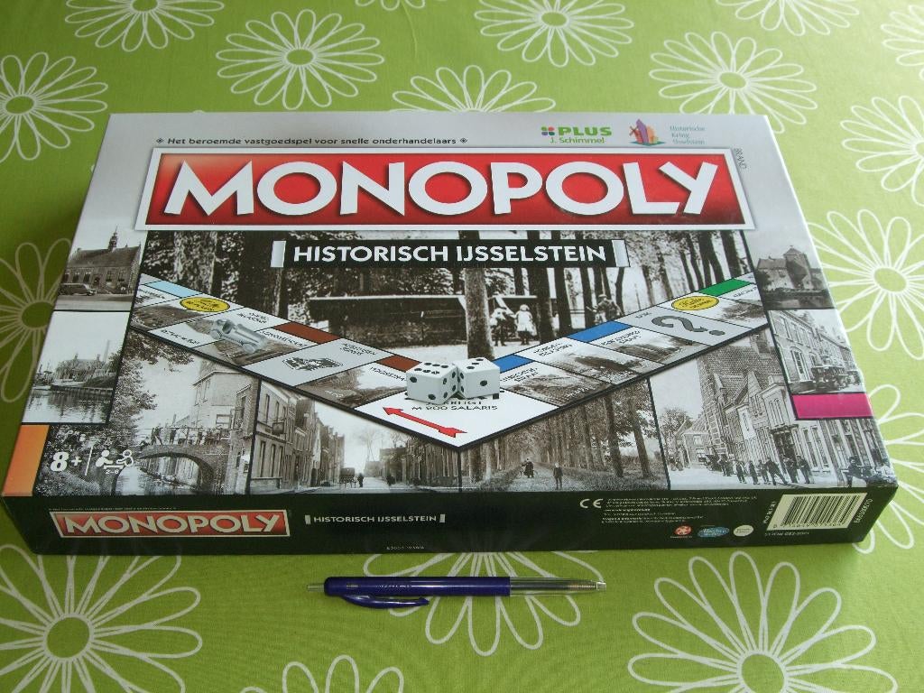 Monopoly - Historisch IJsselstein, Hobby en Vrije tijd, Gezelschapsspellen | Bordspellen, Zo goed als nieuw, Een of twee spelers