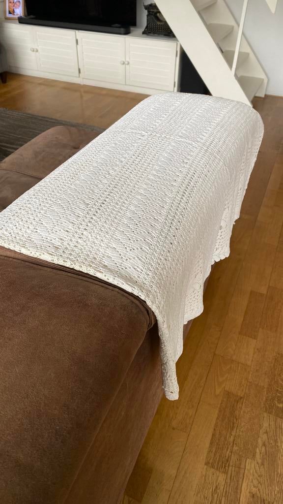 Twee brocante oude spreien in 1 koop  .  ., Antiek en Kunst, Ophalen of Verzenden