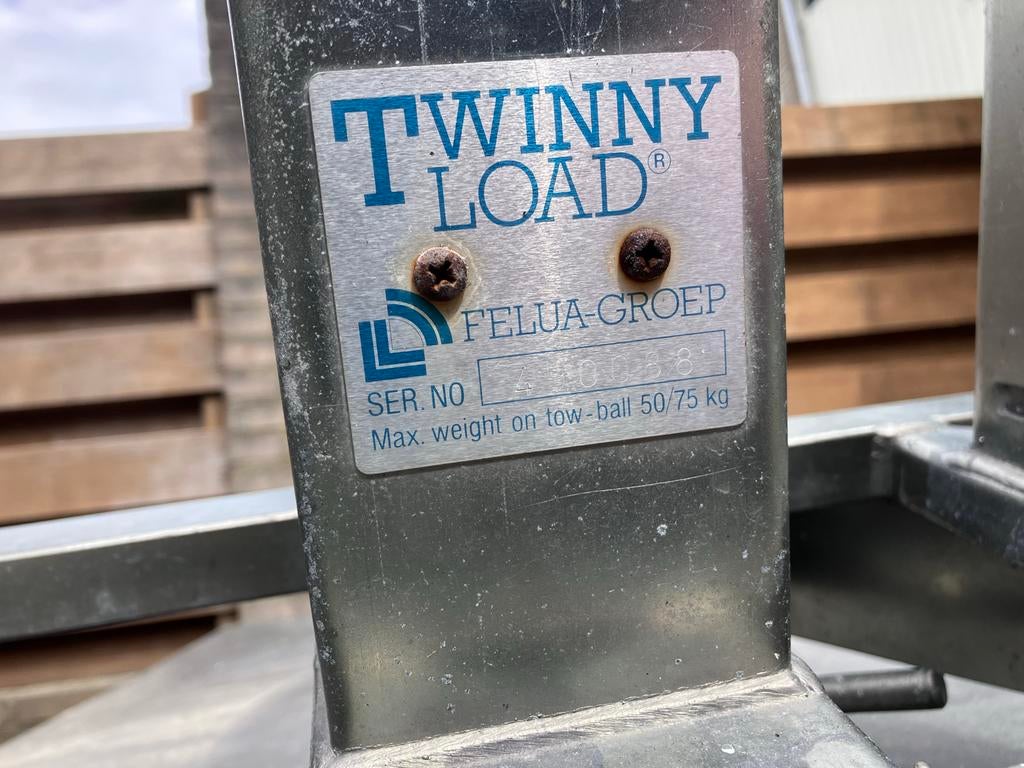 Twinny Load fietsenrek voor caravandissel, Ophalen, Gebruikt