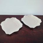 Wedgwood Queens Shape – 2 vierkante schalen, Ophalen of Verzenden, Zo goed als nieuw, Bord