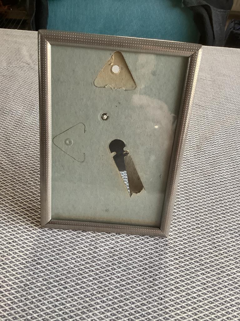 Zilverkleurig oud fotolijstje 15x11 cm, Ophalen of Verzenden, Gebruikt