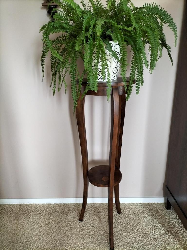 Fraaie houten plantentafel 1 meter hoog!, Ophalen