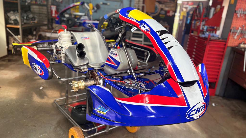 LKE KF1 125cc kartmotor - compleet - gereviseerd, Sport en Fitness, Karting, Ophalen of Verzenden, Zo goed als nieuw, Onderdelen Kart