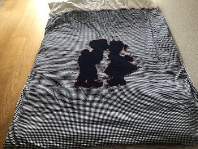 Jip en Janneke dekbed met overtrek, Wit, Dekbedovertrek, Ophalen of Verzenden, Zo goed als nieuw