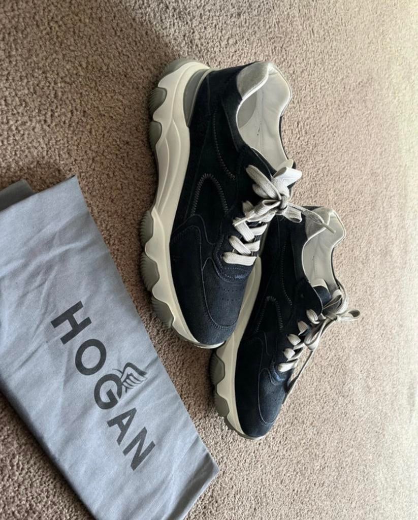 Hogan sneakers donkerblauw maat 39, Ophalen of Verzenden, Gedragen, Blauw, Sneakers of Gympen