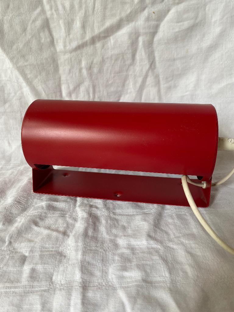 IKEA LOD vintage wandlamp bedlamp model V413 rood, Ophalen of Verzenden