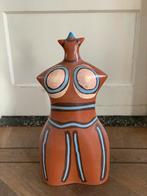 Abstracte Kunst keramiek vrouwfiguur 60 cm hoog, Antiek en Kunst, Ophalen of Verzenden