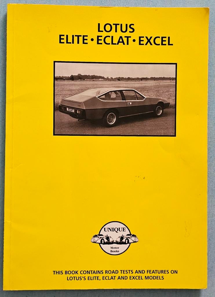Boek Lotus Elite Eclat Excel roadtests 66 blz Engels, Ophalen of Verzenden