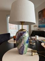 Bijzonder mooie vintage tafellamp, Huis en Inrichting, Lampen | Lampenkappen, Ophalen, Zo goed als nieuw, Rond