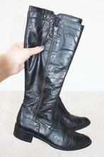 Mooie Leren Lavorazione Artigiana Laarzen s2 (Maat 38) €35,-, Hoge laarzen, Zwart, Ophalen of Verzenden, Zo goed als nieuw