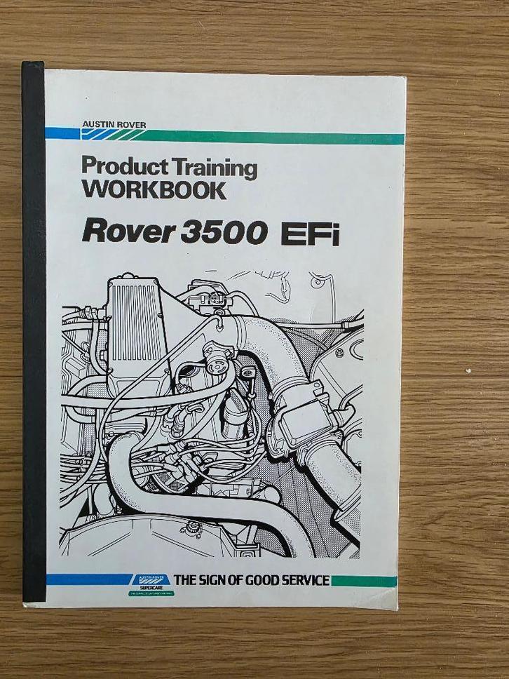 Rover SD1 3500 Vitesse EFi Trainingsboek, Auto diversen, Handleidingen en Instructieboekjes, Ophalen