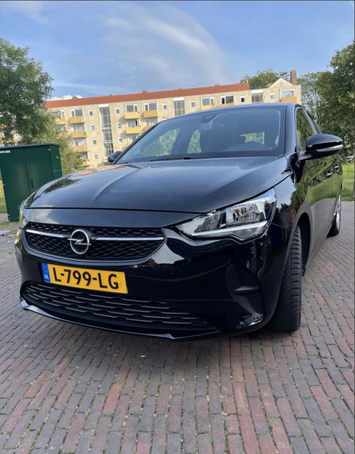 Opel Corsa 1.2 Edition | Carplay | Cruise | Airco | APK, 40 €/maand, 1199 cc, Zwart, Handgeschakeld