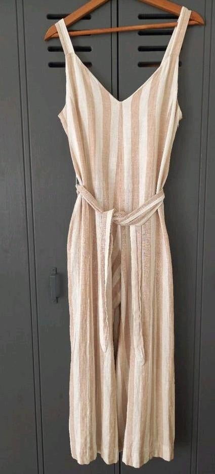 Zomerse  jumpsuit / maat 40, Kleding | Dames, Jumpsuits, Maat 38/40 (M), H&M, Beige, Ophalen of Verzenden