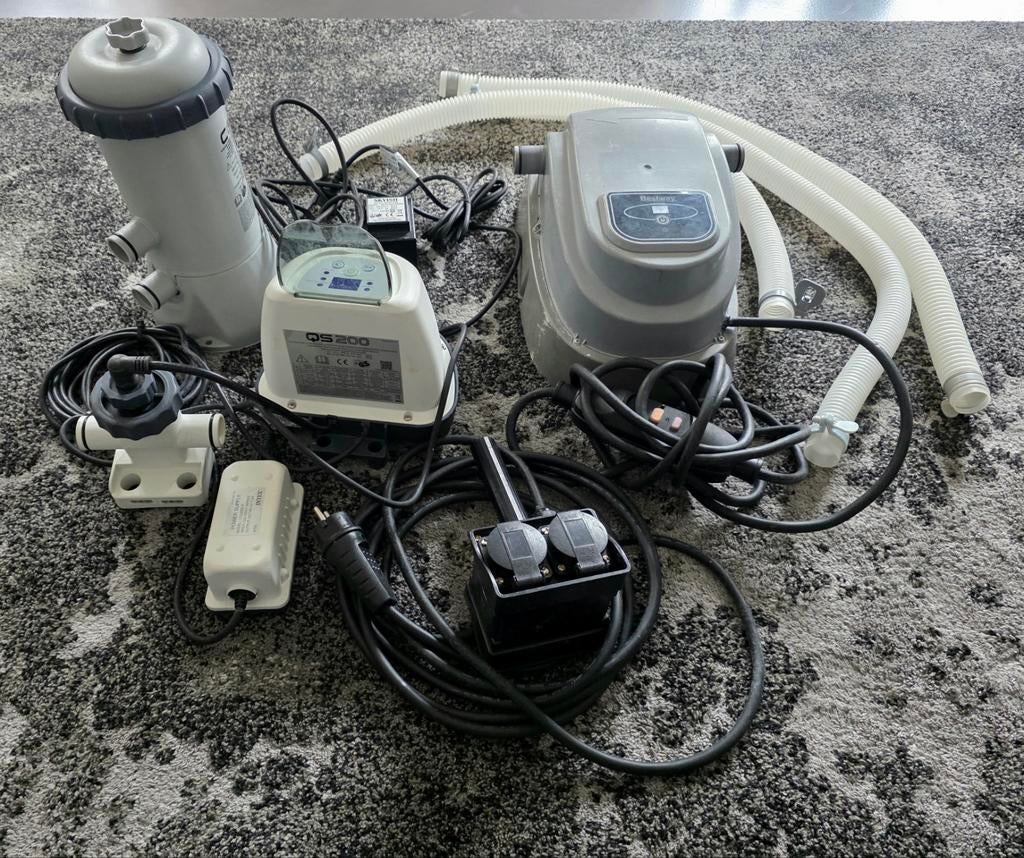 Zwembadfilterpomp, verwarming, zoutwater systeem, Tuin en Terras, Zwembad-toebehoren, Ophalen of Verzenden, Gebruikt