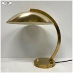 Egon Hillebrand tafellamp, jaren 40/50 - Bauhaus / Messing, Gebruikt, Bauhaus, Ophalen of Verzenden, Hillebrand