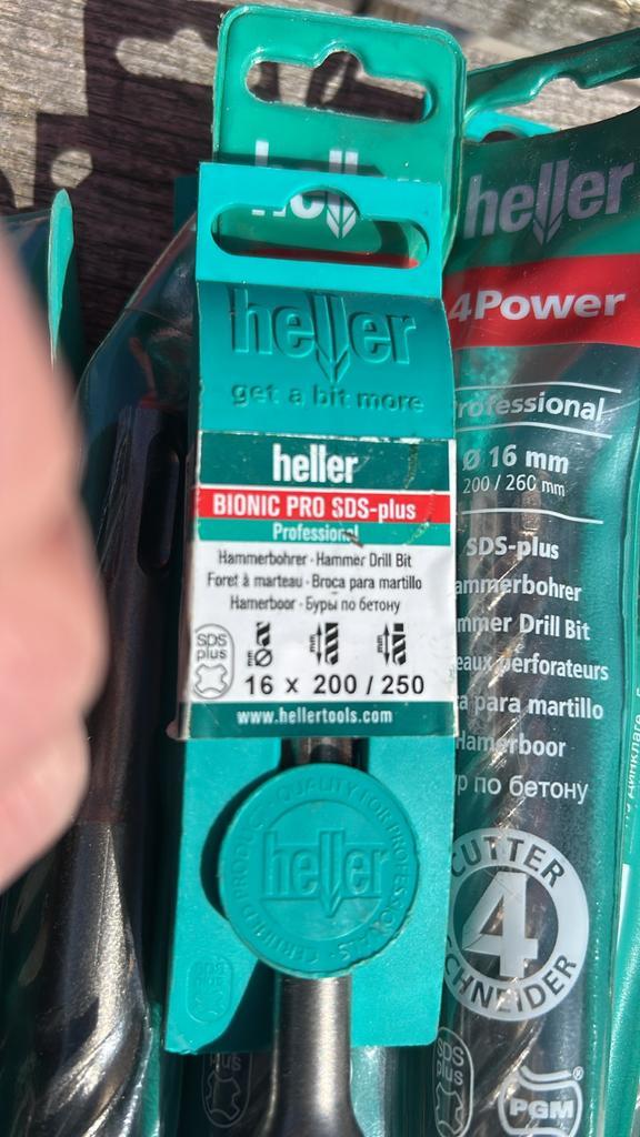 75 Nieuwe Heller Boren SDS-plus Diverse Maten, Doe-het-zelf en Verbouw, Gereedschap | Boormachines, Nieuw, Overige typen, Ophalen of Verzenden