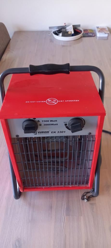 Eurom EK 3301 elektrische kachel - zgan, Overige soorten, Elektrisch, Ophalen of Verzenden, Zo goed als nieuw