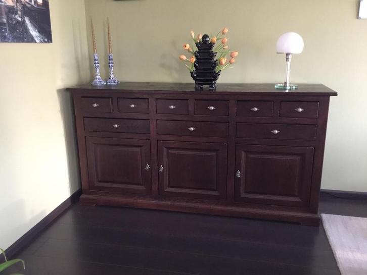 Koloniaal dressoir, Huis en Inrichting, Kasten | Dressoirs, Gebruikt, 150 tot 200 cm, 25 tot 50 cm, Ophalen