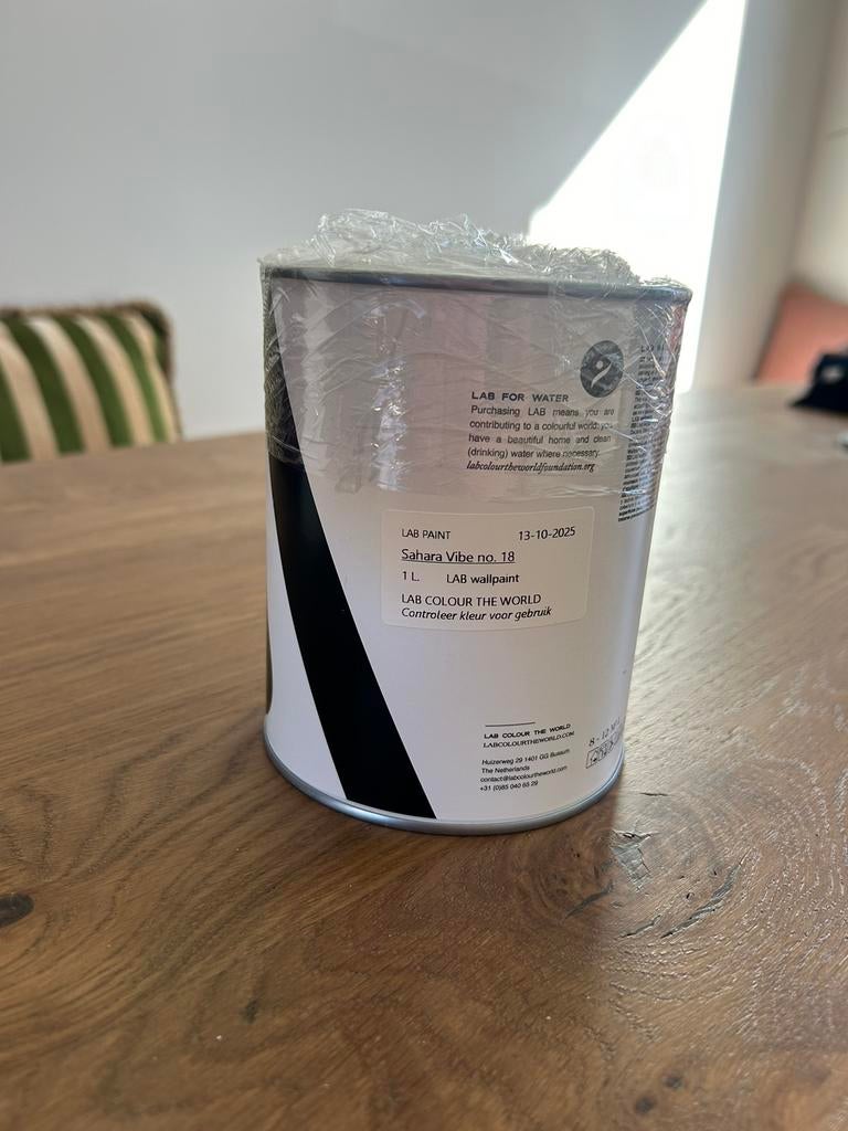 LAB wallpaint Sahara vibe no.18, Minder dan 5 liter, Ophalen of Verzenden, Nieuw, Verf