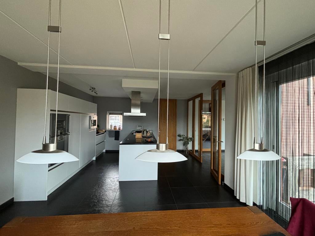 Tafellamp Holtkotter - 3 lichtpunten, Ophalen, Gebruikt, Glas, 75 cm of meer