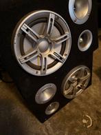 Zelfbouw luidsprekerbox met diverse speakers, Audio, Tv en Foto, Luidsprekers, Overige merken, Gebruikt, Overige typen, Ophalen of Verzenden