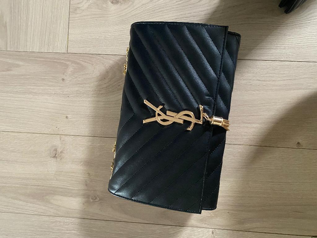 yves saint laurent tas, Ophalen of Verzenden, Nieuw, Zwart, Schoudertasje