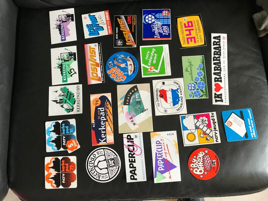 Stickers NCRV, Ophalen of Verzenden, Zo goed als nieuw