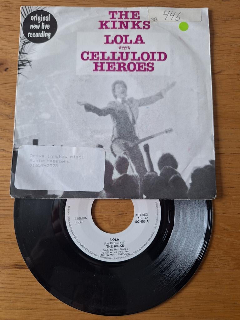 The Kinks - Lola / Celluloid Heroes (Vinyl Single), Cd's en Dvd's, Vinyl Singles, Gebruikt, 7 inch, Single, Ophalen of Verzenden