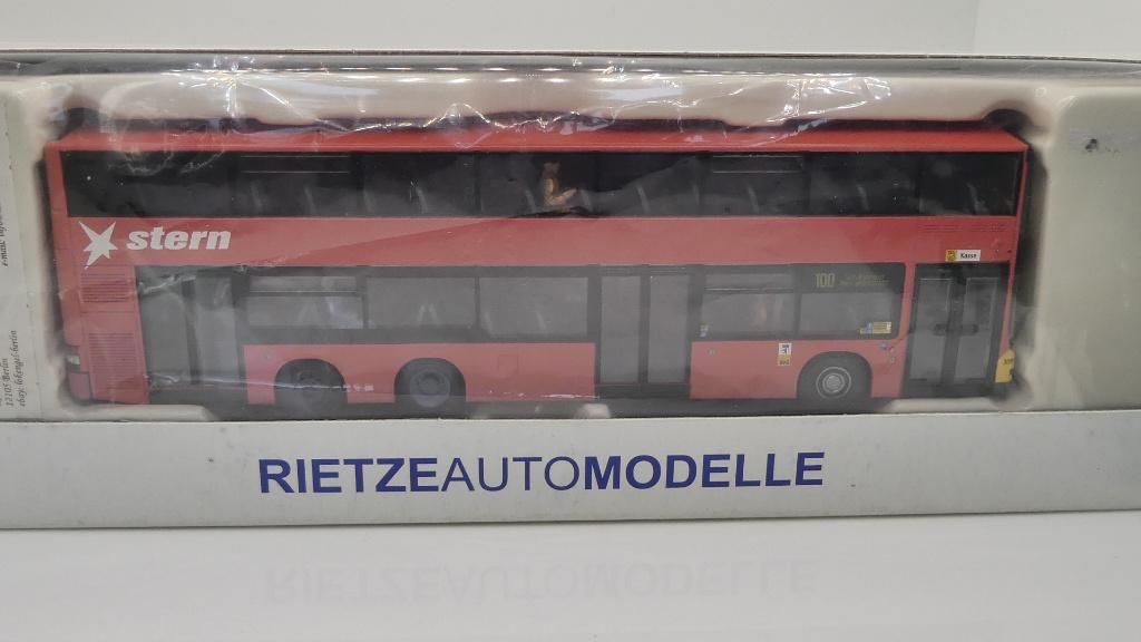 Rietze 1:87 Lions City Bus BVG Berlin 100 STERN ovp 62306, Hobby en Vrije tijd, Modelauto's | 1:87, ., Rietze, Ophalen of Verzenden