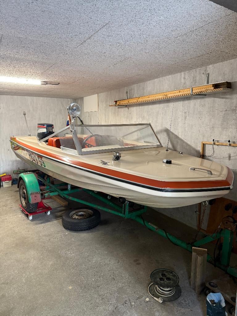 "Glastron Skyflicht 144 Speedboot+60 PK Yamaha+Trailer", Ophalen, Gebruikt, Waterski's