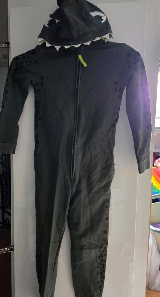 H&M Draken Onesie Maat 122/128, Ophalen of Verzenden, Gebruikt, H&M, Jongen of Meisje