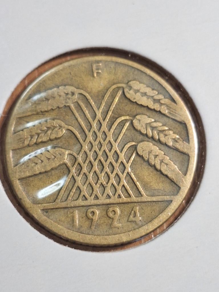 DUITSLAND 10 F rentenpfenning 1924 (#80), Ophalen of Verzenden, Duitsland, Losse munt