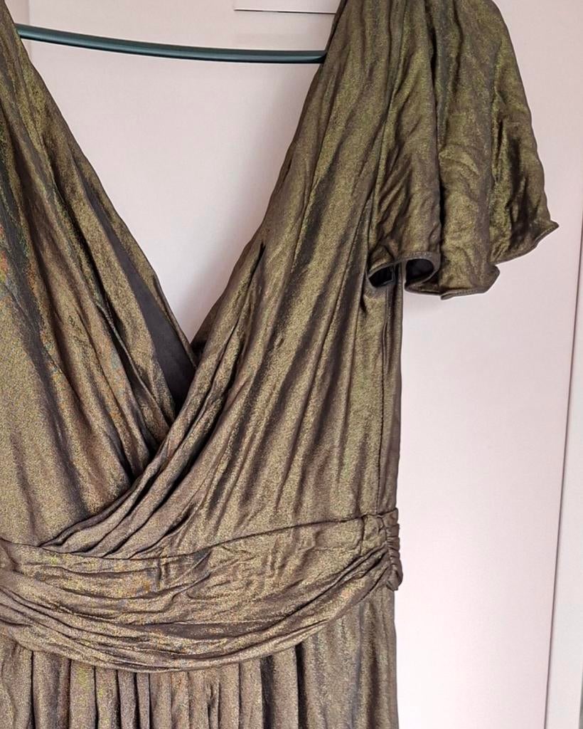 Temperley London jurk goudkleurig, Ophalen of Verzenden