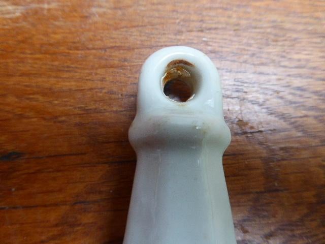 Antieke keramiek w.c. trekker, Ophalen of Verzenden