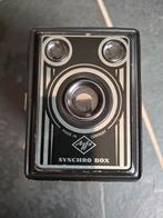 Agfa Synchro box met tas vintage, Ophalen of Verzenden, 1940 tot 1960, Fototoestel