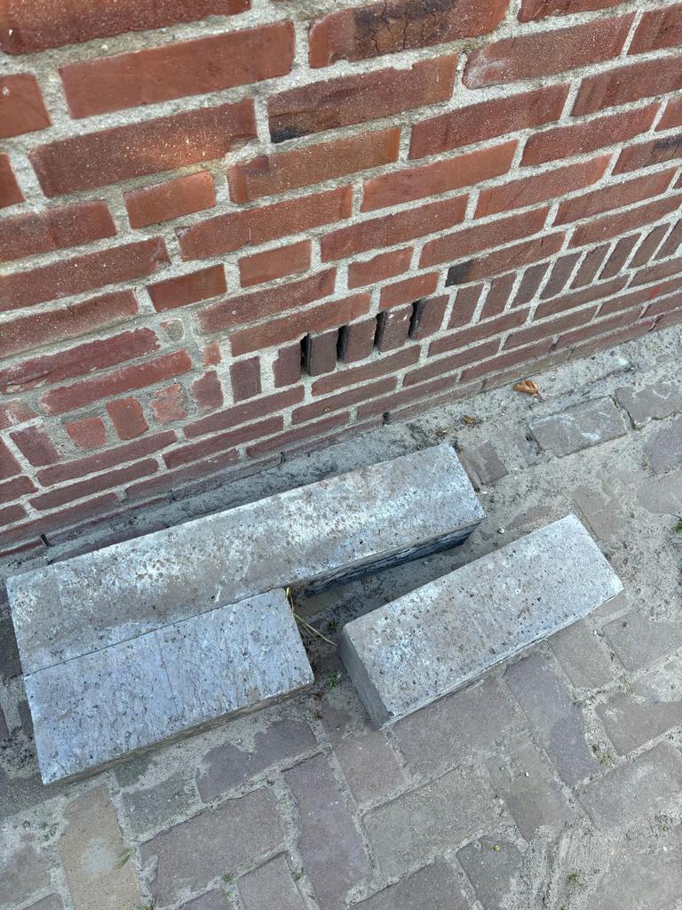 Stapelblok 15x15x60, Ophalen, Zo goed als nieuw, Beton, Overige typen