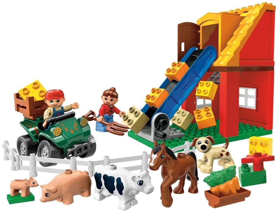 Lego duplo Boerderij nr 4975 set compleet, Kinderen en Baby's, Speelgoed | Duplo en Lego, Ophalen of Verzenden, Zo goed als nieuw