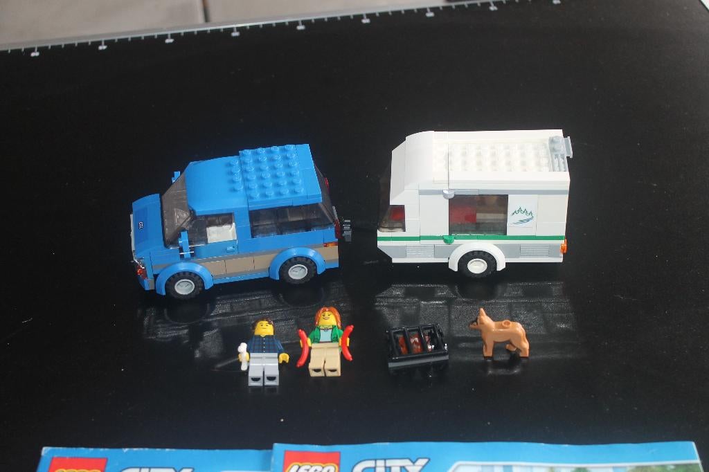 lego city wagen met caravan 60117, Compleet, City, Lego, Ophalen of Verzenden