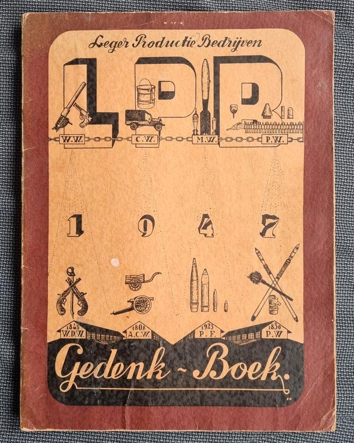 Ned.-Indië / KNIL Gedenkboek Leger Productie Bedrijven 1949, Verzamelen, Militaria | Algemeen, Landmacht, Boek of Tijdschrift