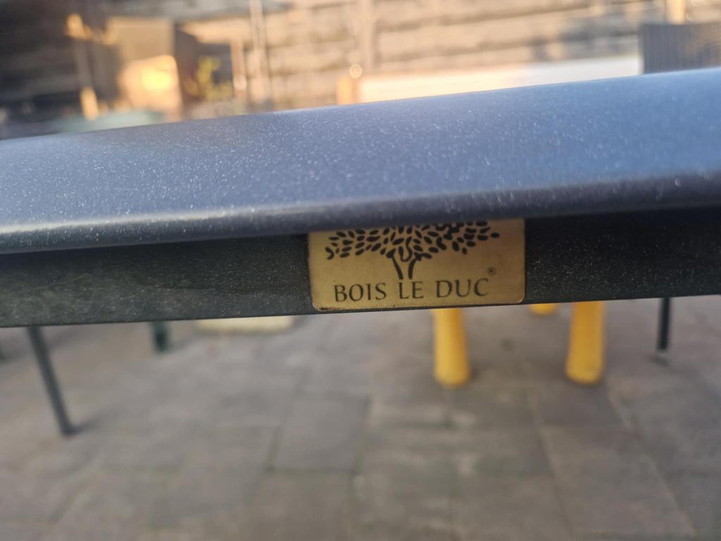 Grote Tuintafel Bois Le Duc 200x100 cm, Tuin en Terras, Ophalen of Verzenden, Gebruikt, Rechthoekig, Metaal