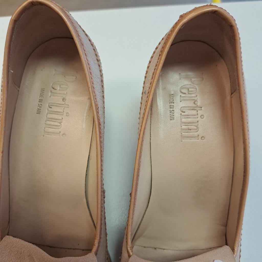 Pertini pumps beige lak leer moccasin voorkant mt 38 46611, Kleding | Dames, Schoenen, ., Beige, Ophalen of Verzenden, Zo goed als nieuw