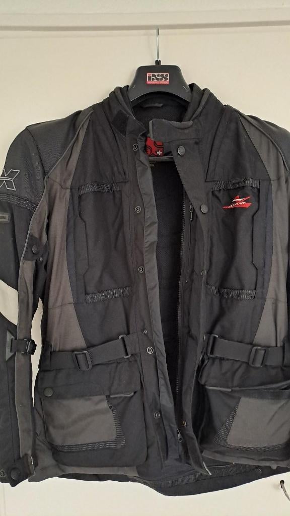 motorkleding jas en bijpassende  broek IXS, Motoren, Kleding | Motorkleding, Ophalen, IXS, Tweedehands, Heren