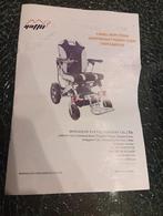 Elektrische rolstoel lichtgewicht, Ophalen, Inklapbaar, Zo goed als nieuw, Elektrische rolstoel