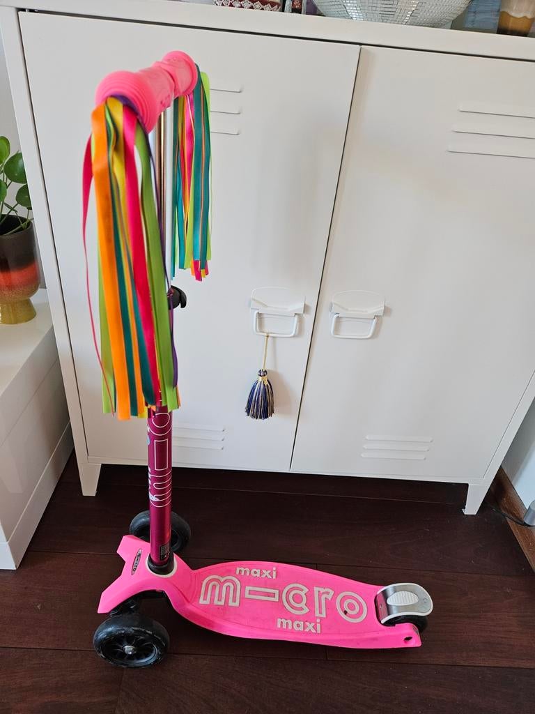 Micro maxi step zgan met linten, Fietsen en Brommers, Steps, Ophalen, Zo goed als nieuw, Gewone step