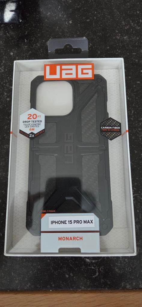 UAG Monarch iPhone 15 Pro Max hoesje, Kunststof, Zwart, Refurbished, Ophalen of Verzenden