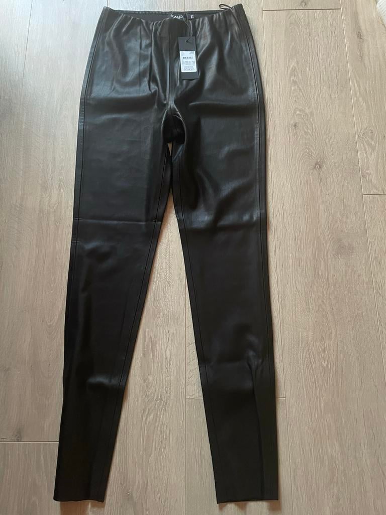 Soaked in Luxury PU Leggings Zwart Maat M, Maat 38/40 (M), Verzenden, Zwart, Nieuw