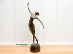 068* Bronzen ballerina abstract(Boven€75 geen verzendkosten), Ophalen of Verzenden, Nieuw, Overige materialen, Mensenbeeld