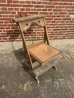 Antieke Kerkstoel / Bidstoel met Knielbank - Nr. 94, Ophalen