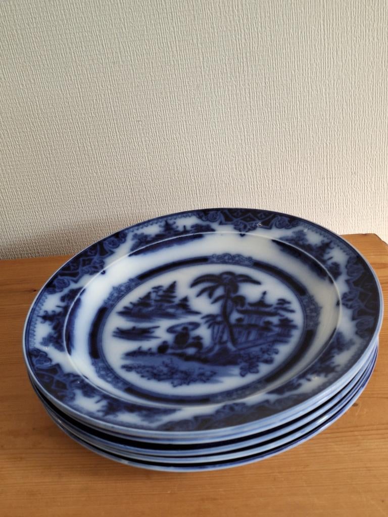 P.regout maastricht borden 5x, Ophalen of Verzenden