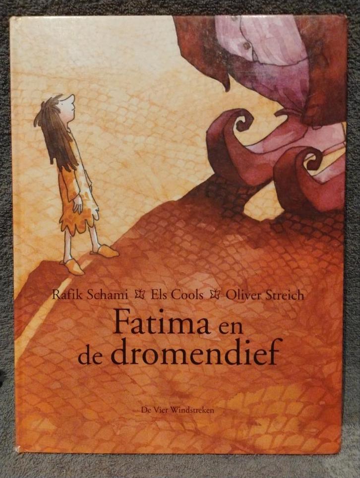 Fatima en de dromendief - Rafik Schami, Els Cools, Boeken, Prentenboeken en Plaatjesalbums, Gelezen, Prentenboek, Ophalen of Verzenden